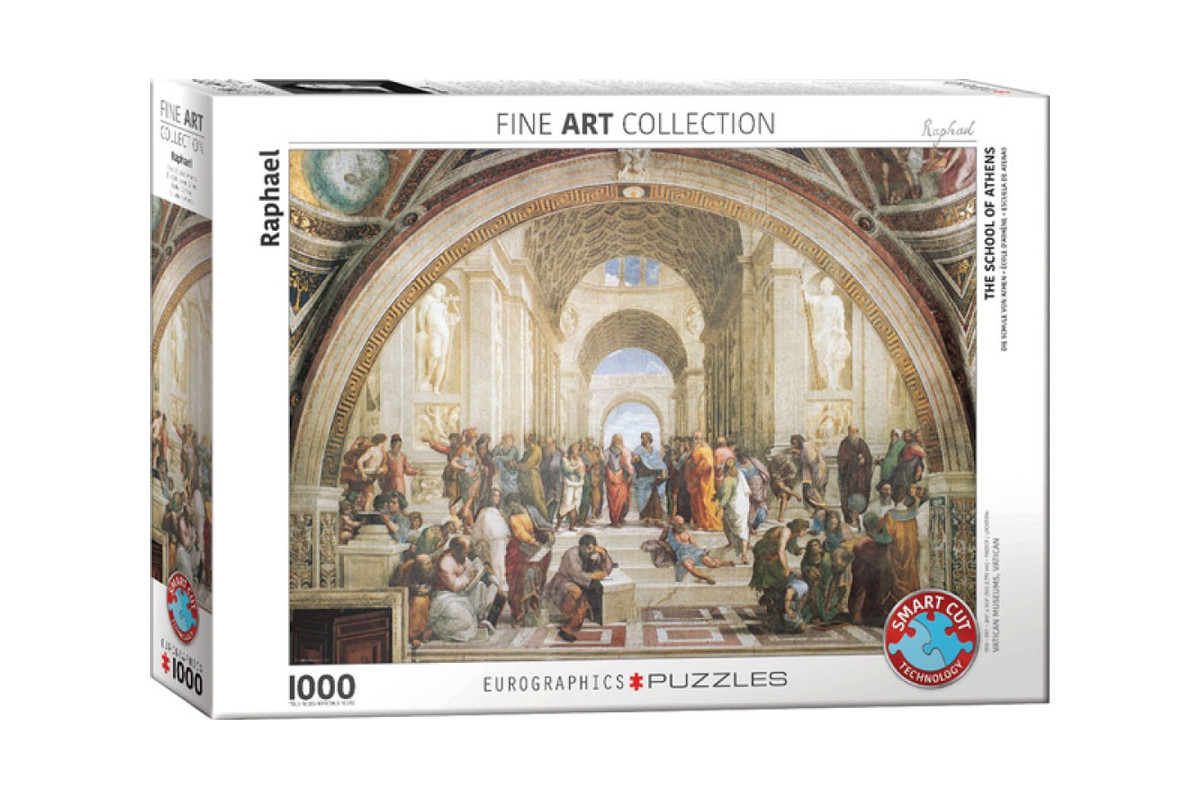 Raphael - L'École d'Athènes (1000 Pièces)