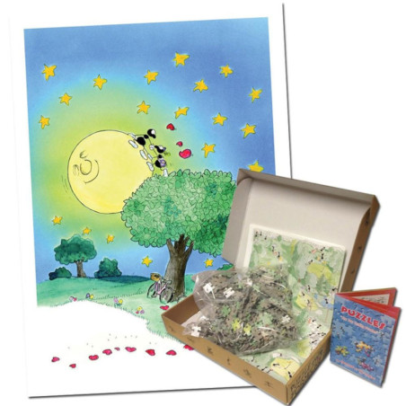 Akena - Les amoureux Puzzle delle Formiche (540 Pièces)