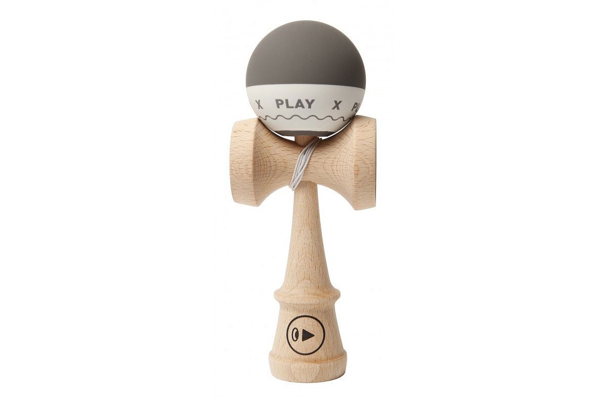 Kendama Play X Grip - Gris / Blanc