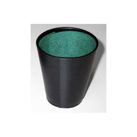 Gobelet simili cuir noir