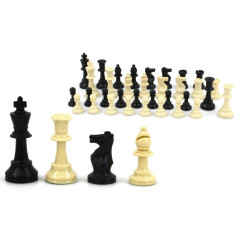 Pièces échecs lestées 93mm résine