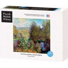 Coin de Jardin - Claude Monet - puzzle Michèle Wilson 80 pièces