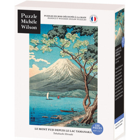Le Mont Fuji depuis le lac Yamanaka - Takahashi Hiroaki - puzzle Michèle Wilson 150 pièces