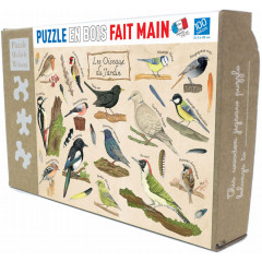 Les Oiseaux du jardin - puzzle Michèle Wilson 100 pièces