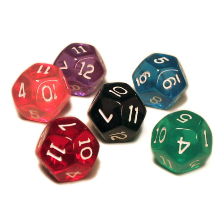 Dé 12 faces (D12)(5+2)