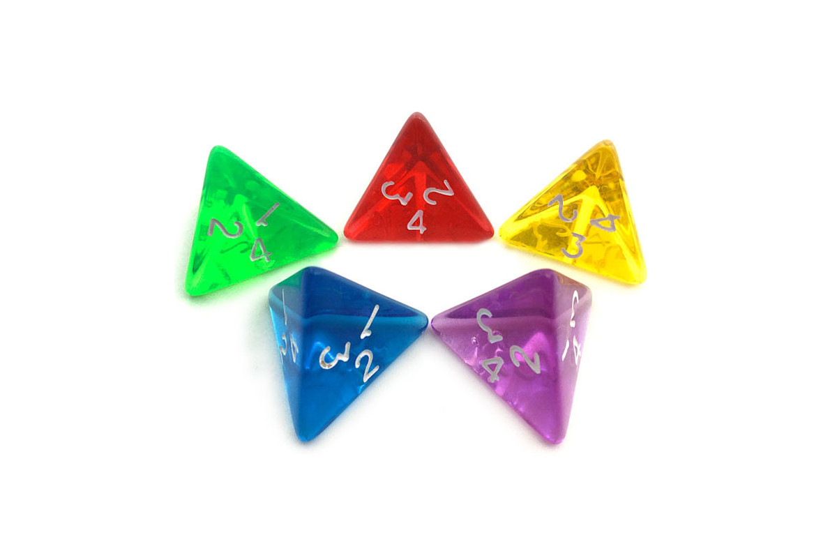 Dé 4 faces (D04)(5+2)