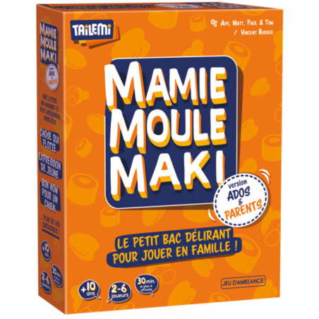 (occasion -50%) Mamie moule maki - version ados & parents
