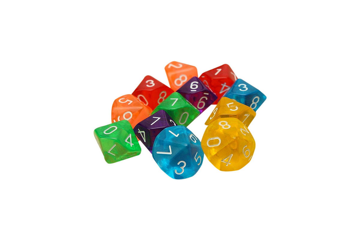 Dé 10 faces (D10)(5+2)