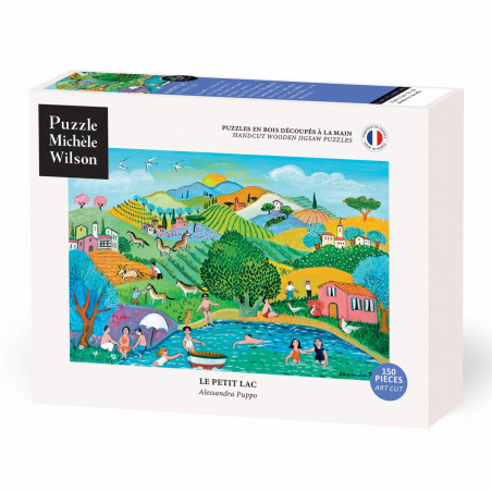 Le petit lac  - Alexandra Puppo - puzzle Michèle Wilson 150 pièces