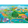 Le petit lac  - Alexandra Puppo - puzzle Michèle Wilson 150 pièces