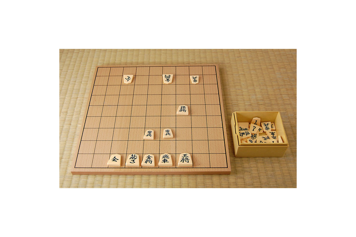 Ensemble Shogi plaqué hêtre