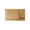 Ensemble Shogi plaqué hêtre