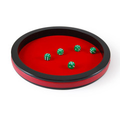 Piste de dés Prestige 36cm rouge