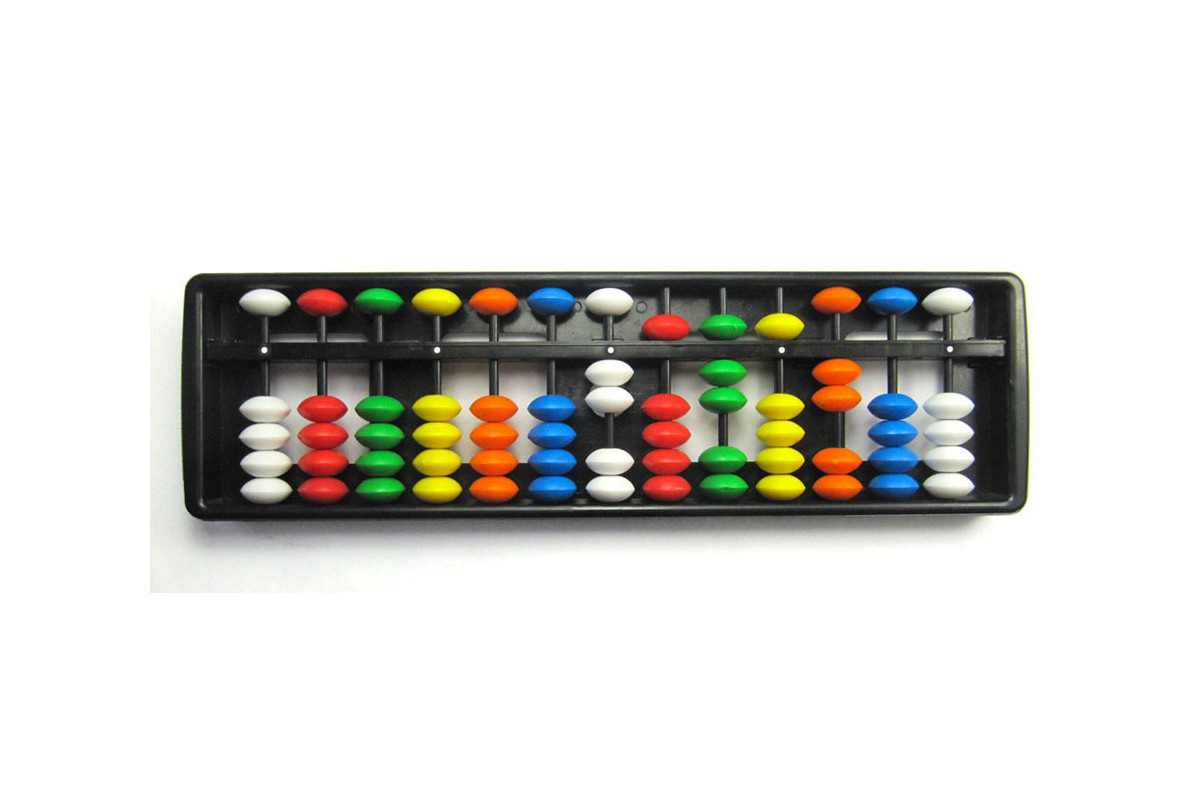 6 Soroban  13 tiges multicolores pour le prix de 5