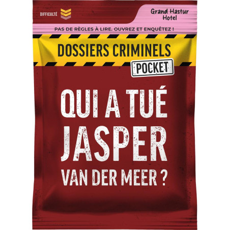 Dossiers Criminels Pocket - Qui a tué Jasper Van Der Meer ?**