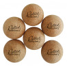 Balles de Babby-Foot en liège (lot de 6)