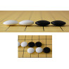 1/2 jeu de pierres de Go en verre 7x20mm (2x90)