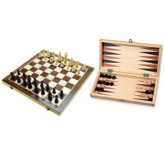 Échecs - Backgammon 28cm