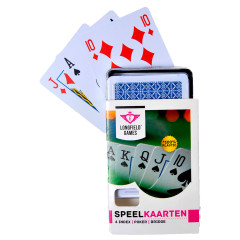 Cartes à jouer 100% plastique Longfield