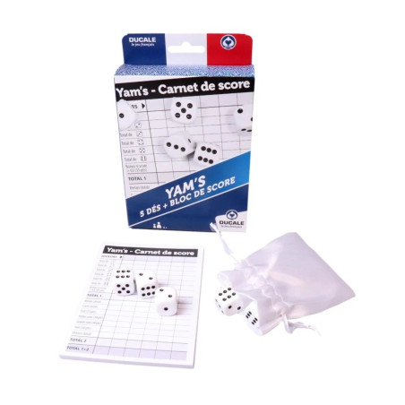 Jeu de Yam's + bloc de marque (dés 18mm)