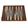 Backgammon Premium en ronce de Noyer de Californie