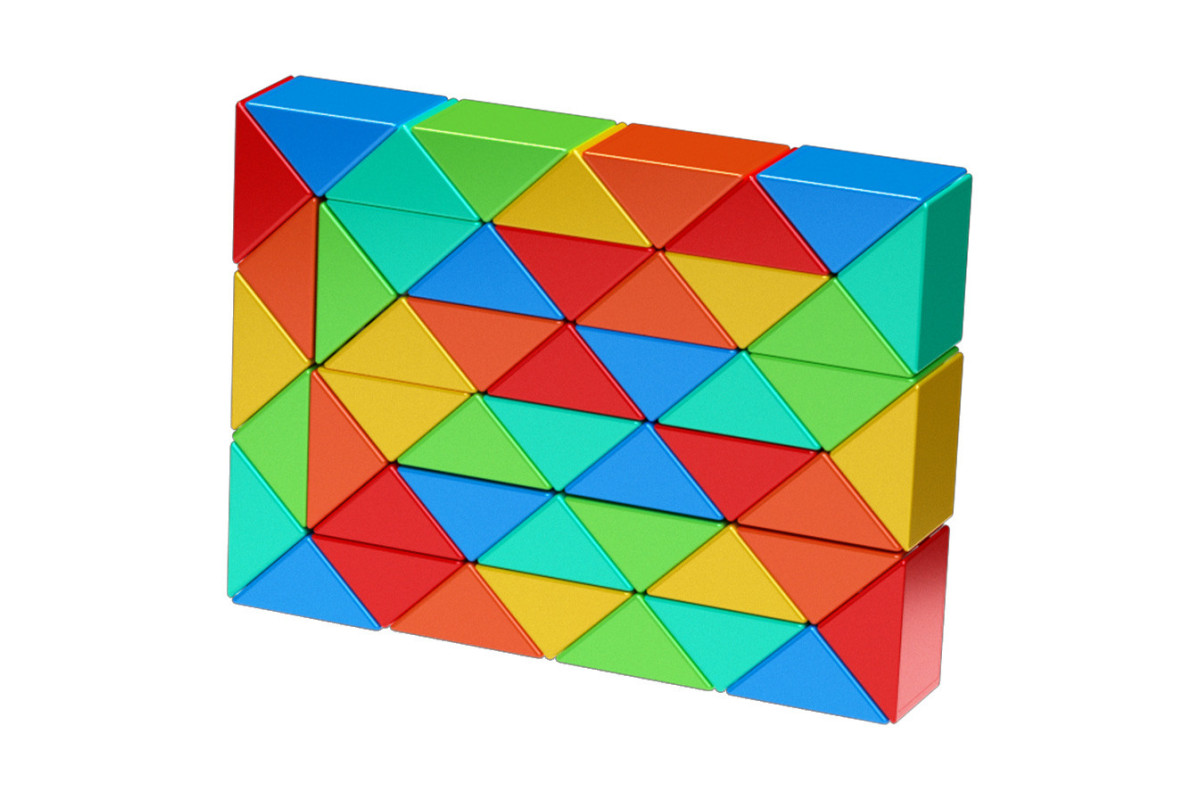 Snake 48 Blocs multicolores