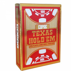 Cartes Copag Gold Rouge Texas Hold'em