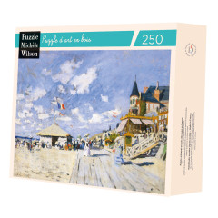 Sur les Planches de Trouville - Claude Monet - puzzle Michèle Wilson 250 pièces
