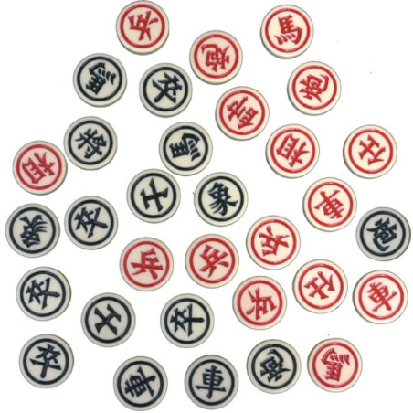 Pièces de Xiang-Qi en résine