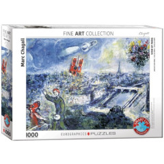 Le Bouquet de Paris Chagall (1000 Pièces)