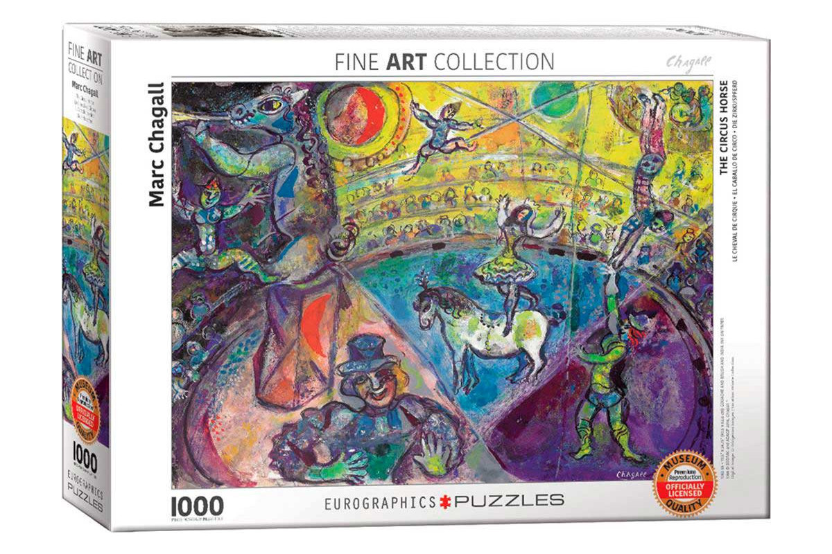 Chagall Le Cheval de Cirque (1000 Pièces)