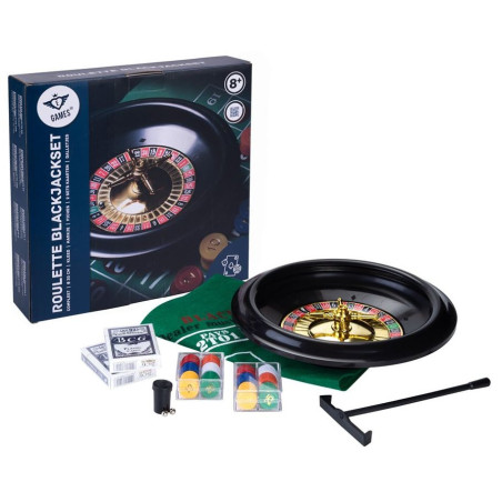Set de Roulette 30cm et Black-Jack