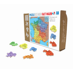 Carte de France départements - Puzzle Michel Wilson 100 pièces
