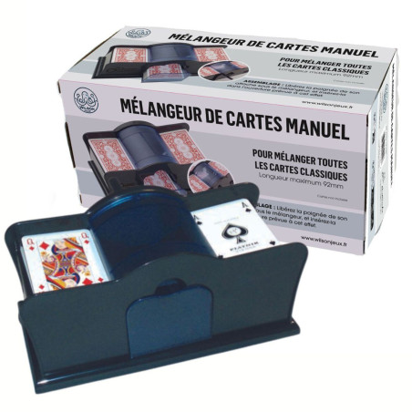 Batteur mélangeur de cartes manuel