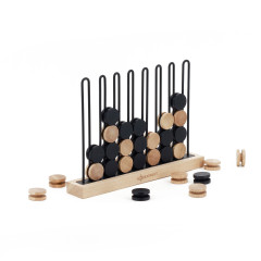 4 à la suite bois métal