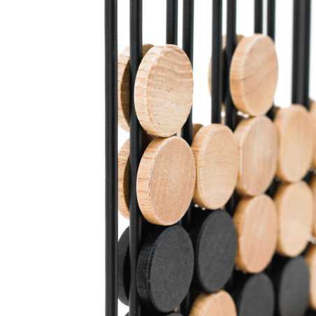 4 à la suite bois métal