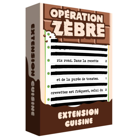Opération Zèbre : Extension Cuisine