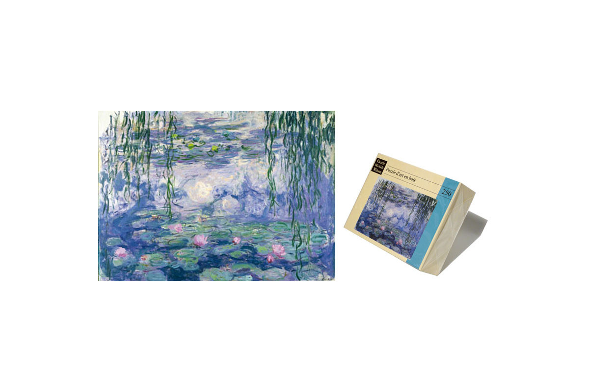 Nympheas et saules - Monet - puzzle Michèle Wilson 250 pièces