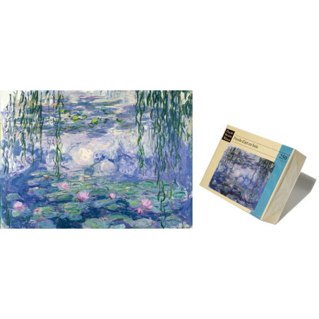 Nympheas et saules - Monet - puzzle Michèle Wilson 250 pièces