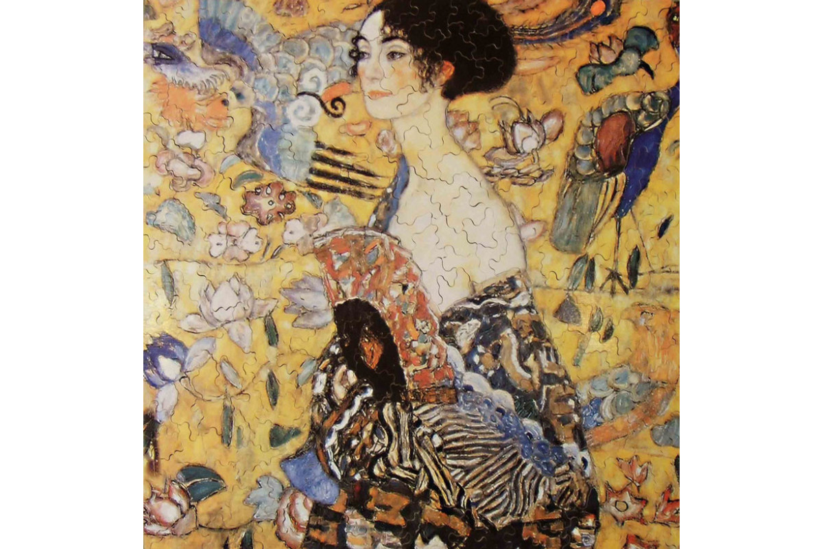 La dame à l'éventail - Klimt - puzzle Michèle Wilson 350 pièces