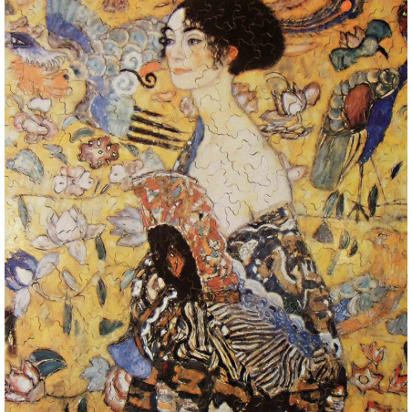 La dame à l'éventail - Klimt - puzzle Michèle Wilson 350 pièces