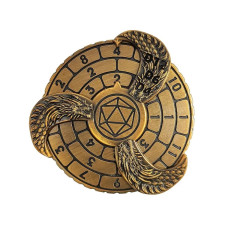 Dé Métal Spinner Gold