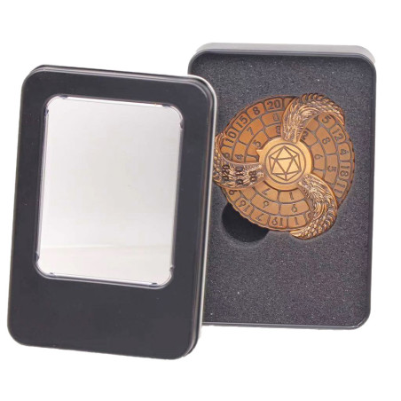 Dé Métal Spinner Gold