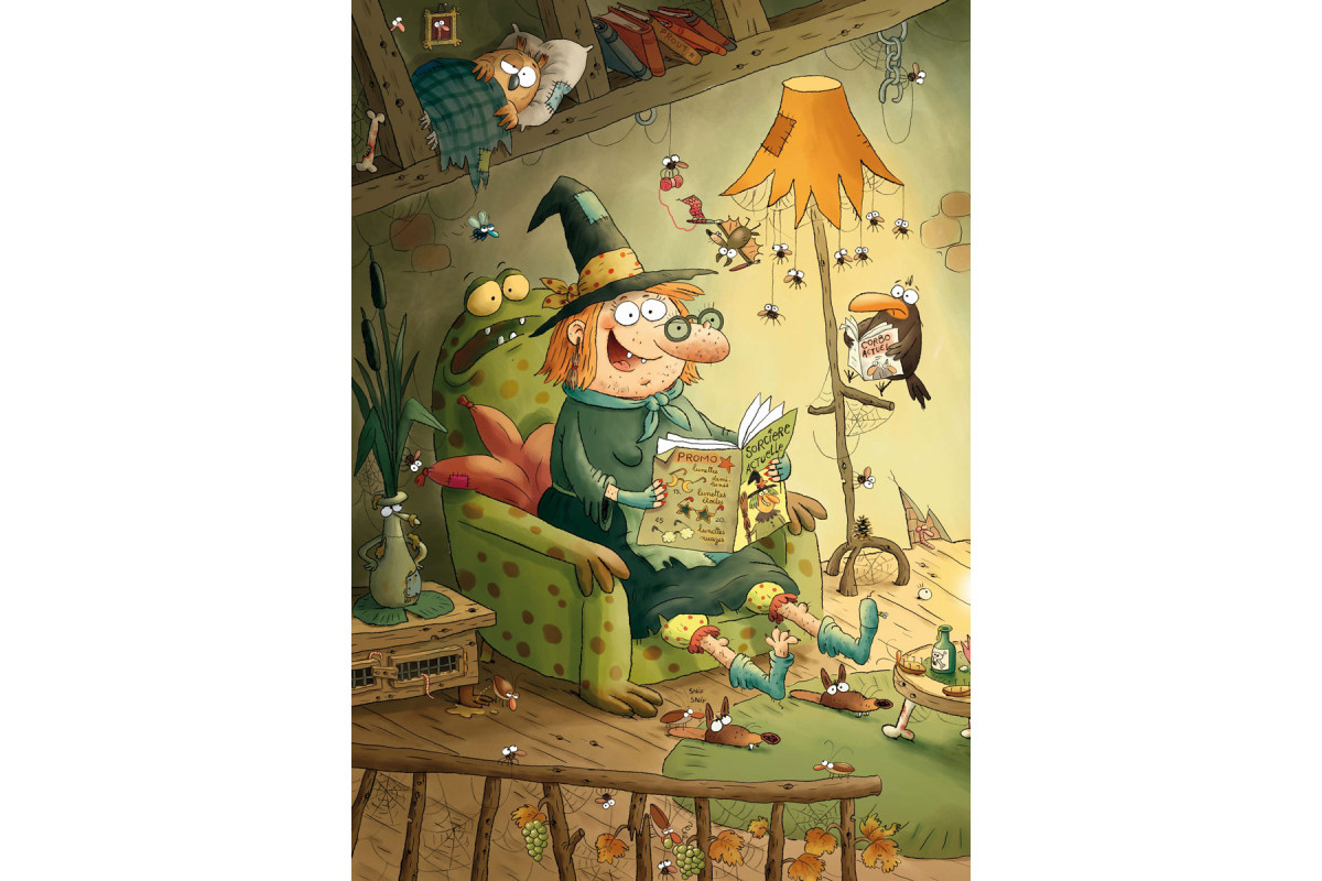 Gorbine et Monstrocalm - puzzle Michèle Wilson 24 pièces