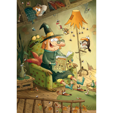 Gorbine et Monstrocalm - puzzle Michèle Wilson 24 pièces