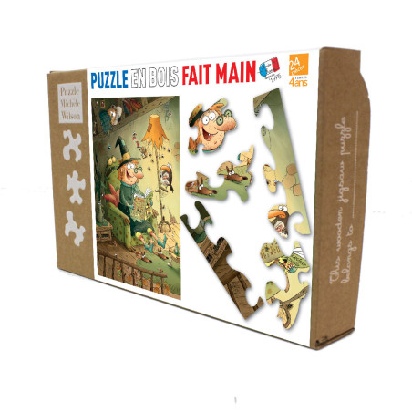 Gorbine et Monstrocalm - puzzle Michèle Wilson 24 pièces