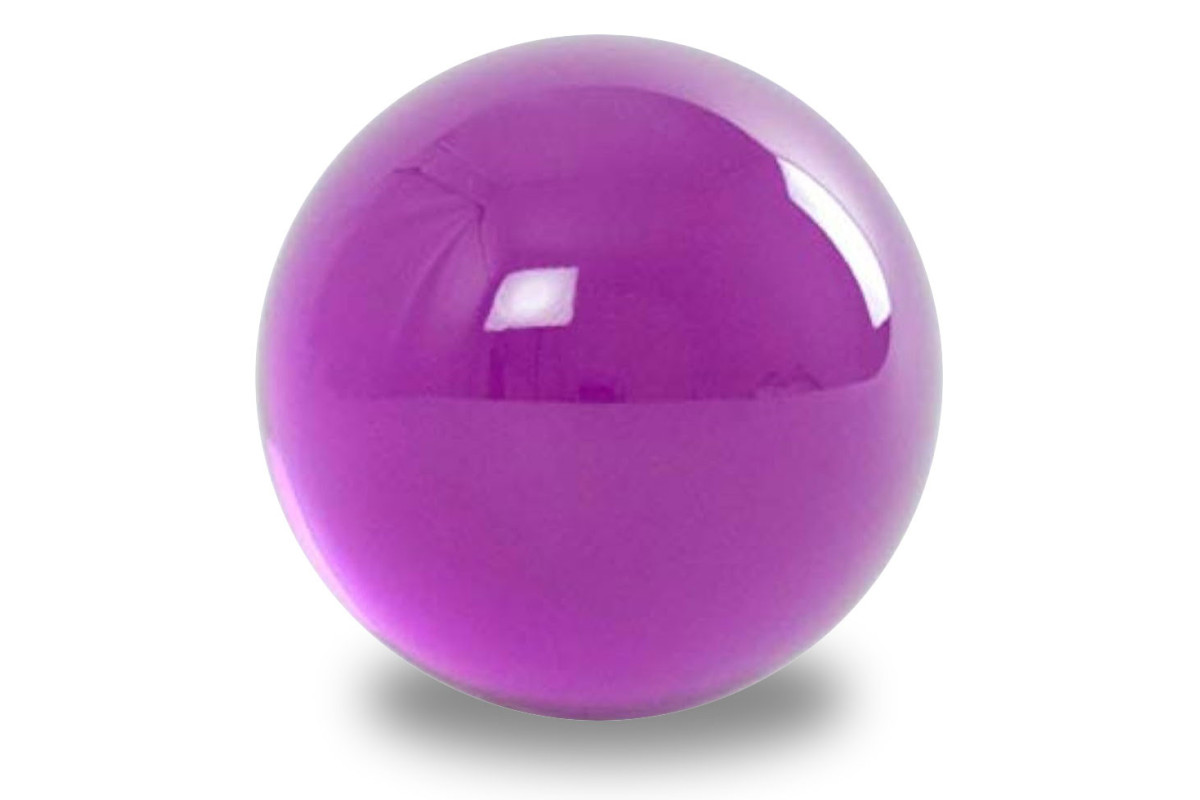 Balle Acrylique 75mm Violette