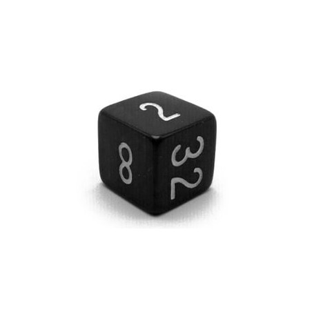 Dé doubleur en résine 16mm gris marbré (dé videau)