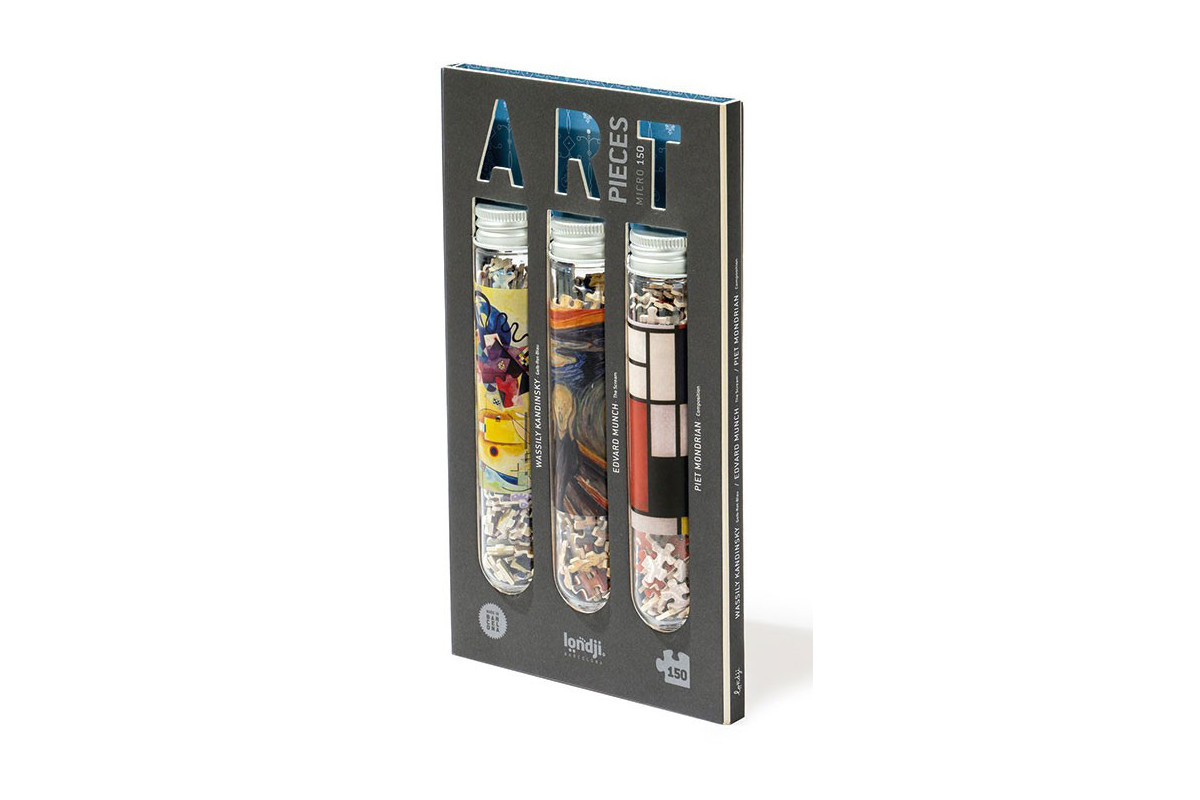 Tube Micropuzzle Art 2 (puzzles 150 pièces x3)