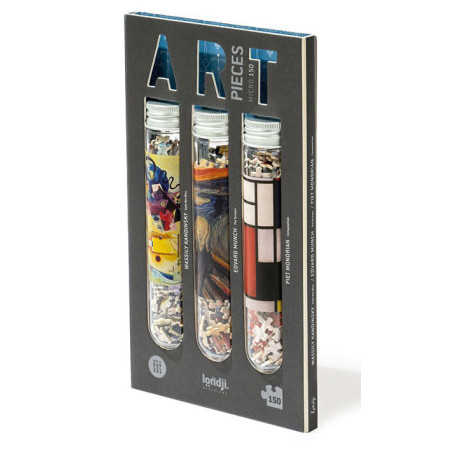Tube Micropuzzle Art 2 (puzzles 150 pièces x3)